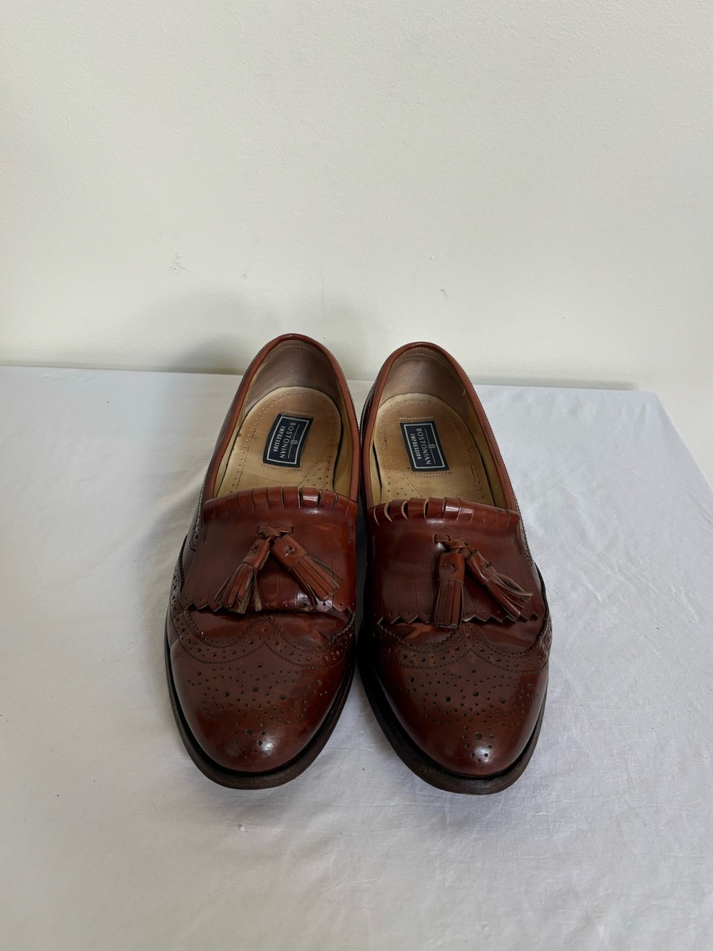 Bostonian Impression Wing Tip Tassel Men's Leather Dress Shoes Size 10 D/B